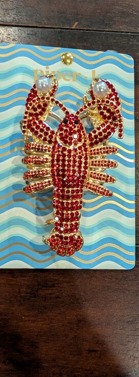 Piper K Accessories - New Piper K Lobster Metal Hair Claw Clip w Rhinestones